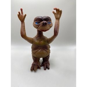 Vintage 1980 E.T. The Extra Terrestrial Action Figure 6” Rare Blue Eyes Alien